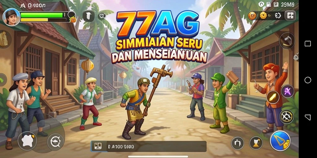 Screenshot gameplay 77AG yang menarik dan interaktif.