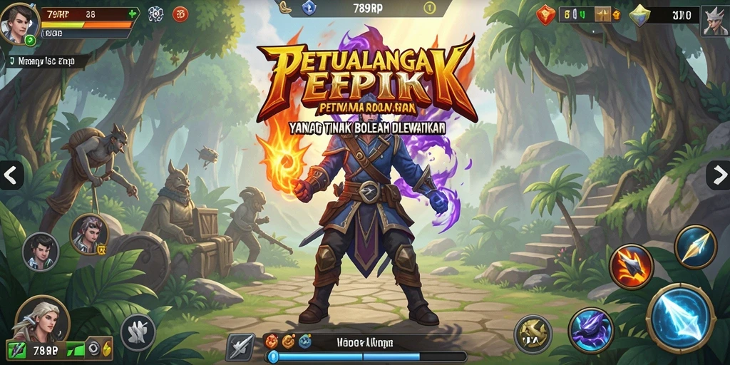 Tangkapan layar dari gameplay petualangan 789RP yang seru.