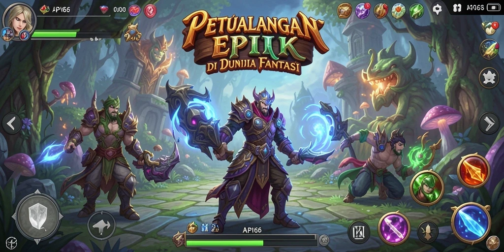 Gameplay seru dan petualangan mendalam di API66.
