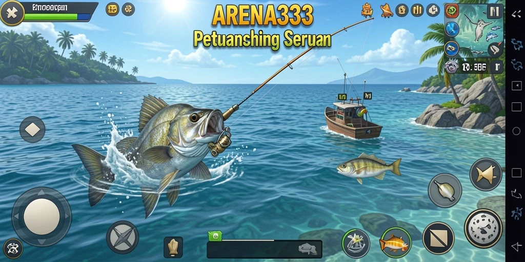 Tangkapan ikan menakjubkan dalam gameplay ARENA333.