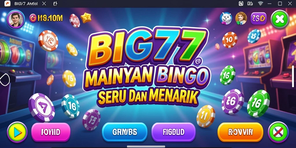 Tampilan gameplay Bingo yang seru dan mendebarkan.