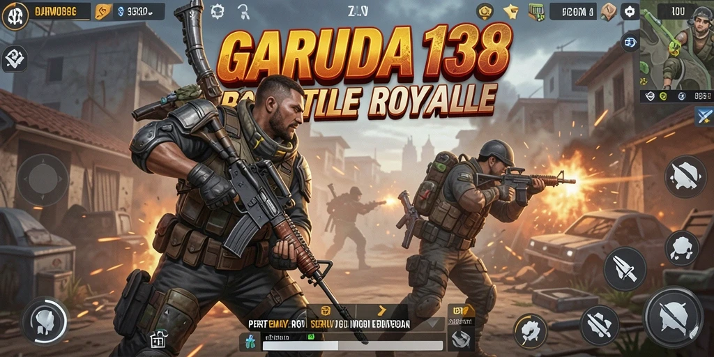 Tampilan gameplay seru di dunia Battle Royale GARUDA138.