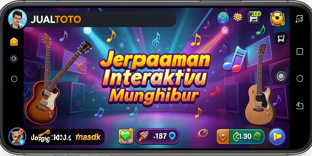 Tampilan gameplay JUALTOTO dengan tampilan interaktif dan seru.