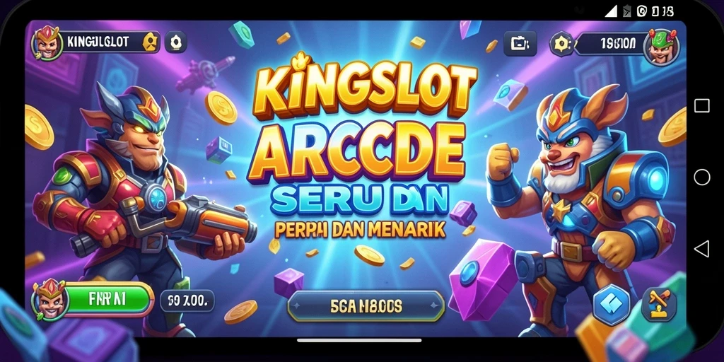 Screenshot utama KINGSLOT menampilkan gameplay seru dan penuh aksi.