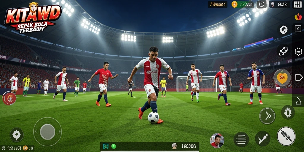 Tampilan gameplay nyata dan mendebarkan dalam KITAWD.
