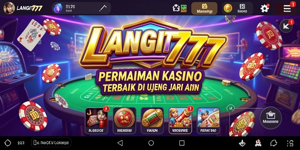 Tampilan gameplay seru LANGIT777 dengan berbagai pilihan permainan Kasino.