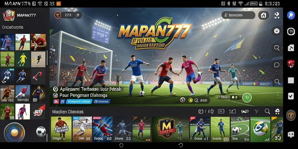 Tampilan gameplay MAPAN777 yang dinamis dan seru dengan berbagai aktivitas olahraga.