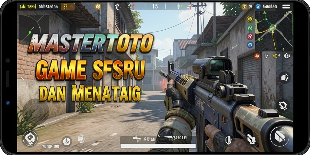 Gameplay intens MASTERTOTO dalam aksi FPS yang mendebarkan.