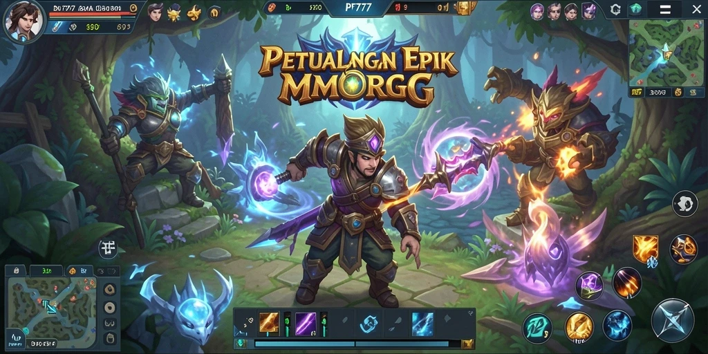 Tampilan gameplay PF777 yang mendebarkan dalam dunia MMORPG.