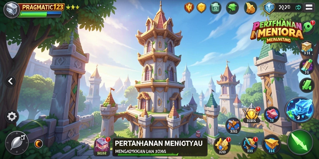 Tangkapan layar gameplay menampilkan aksi seru di PRAGMATIC123.