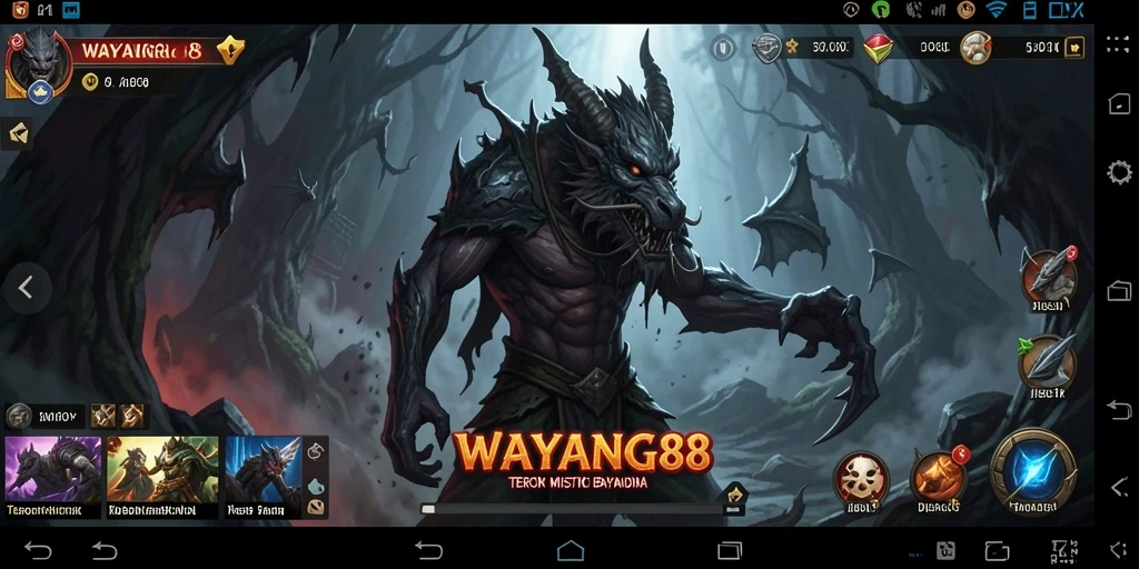 Screenshot utama WAYANG88 menampilkan momen mencekam dalam gameplay Horror.